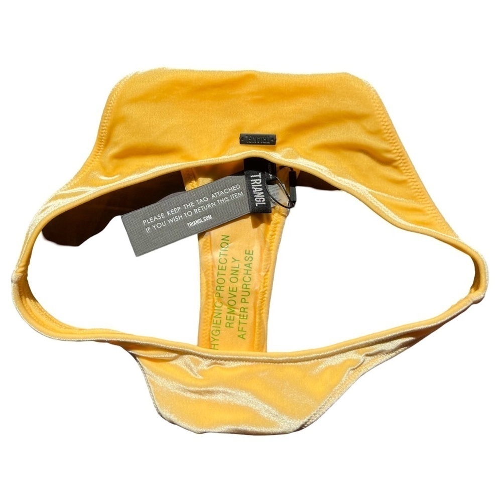 NWT Triangl Cheeky Velvet Marigold Bikini Bottoms - Picture 3 of 5